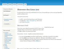Tablet Screenshot of linux-azur.org