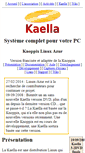 Mobile Screenshot of kaella.linux-azur.org
